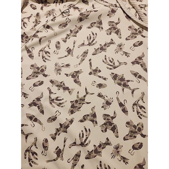 Columbia Men's XL LS Wild Cast Camp Hoodie Omni-Shade - NWT Tan - Picture 3 of 6